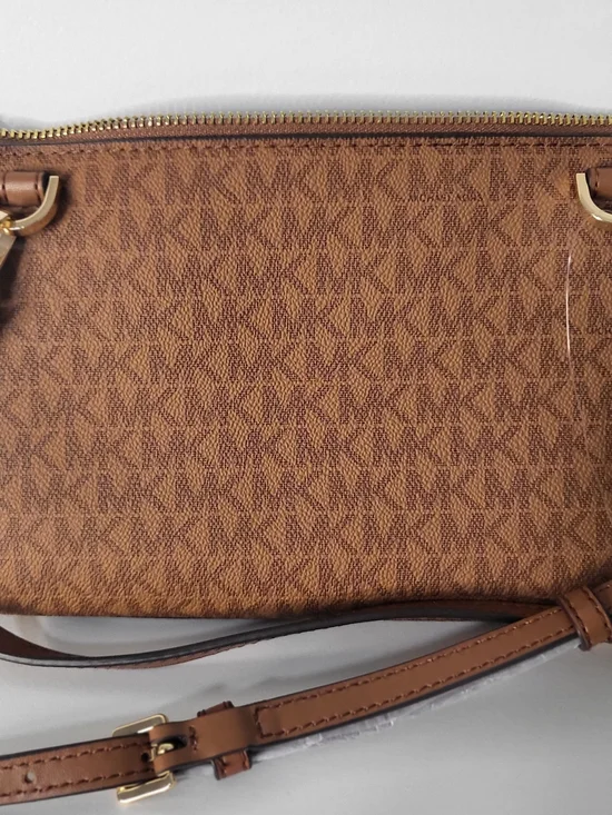 Michael Kors Women's Tan Leather Tote Bag - Picture 12 of 15